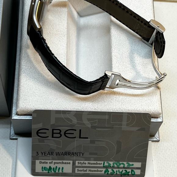 Ebel Classic Hexagon Automatic watch with power reserve. Mens style - Picture 5 of 10